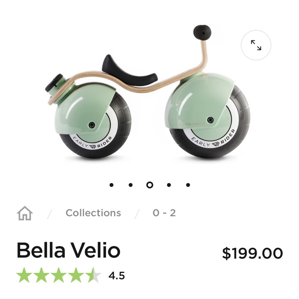 Early Rider Bella Velio in sea foam green